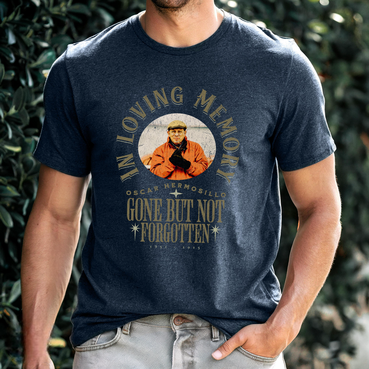 Personalized Biker Memorial Photo Shirt, Custom Funeral Photo Shirt, Rest In Peace Memory Shirt, Remembrance Shirt, Custom Last Photo Shirt