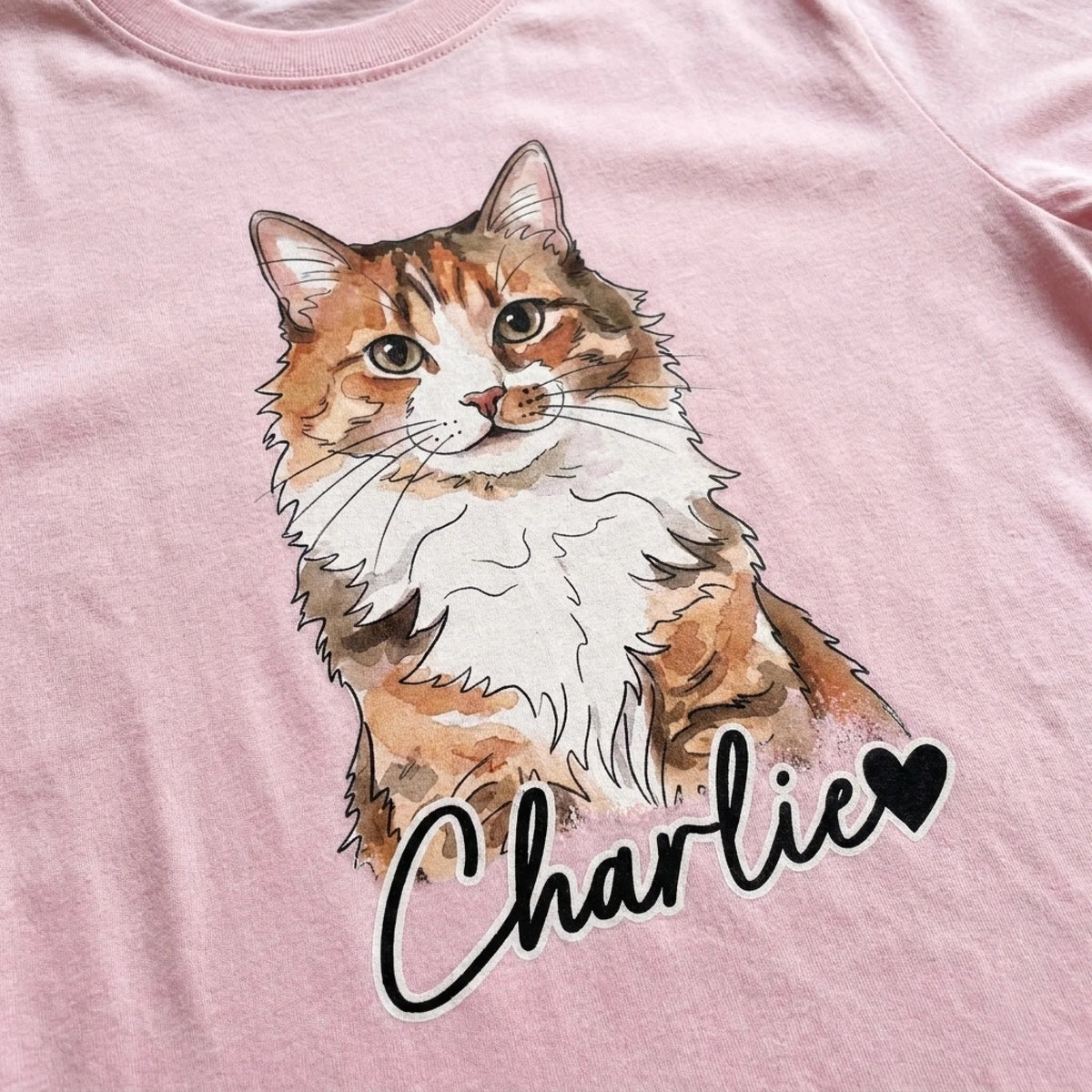 Custom Color Photo Furry Friends - Personalized 2-side Printed T Shirt - Father's Day, Mother's Day, Birthday Gifts For Dog Cat Lovers