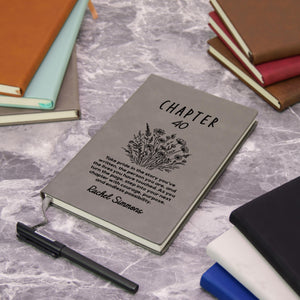 Birthday Gift Best Friend Personalized Name, Journal Gift for Her, Bookish Birthday Gift For Book Lovers, One More Chapter