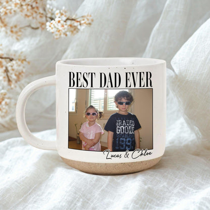 Custom Vintage Retro Photo Dad Mug, Father's Day Mug, Father's Day Gift from Kids, Childhood Photo Mug, Gift for Husband, Dad Coffee Mug