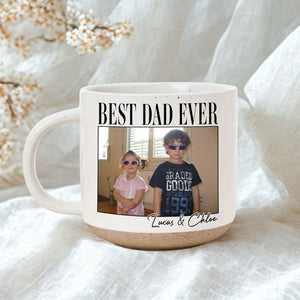Custom Vintage Retro Photo Dad Mug, Father's Day Mug, Father's Day Gift from Kids, Childhood Photo Mug, Gift for Husband, Dad Coffee Mug