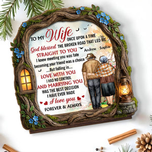 Marrying You Was The Best Decision - Personalized Wooden Plaque - Valentine's Day Gift, Anniversary Gift For Couple