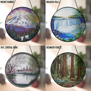 Famous Location Suncatcher Stained Glass