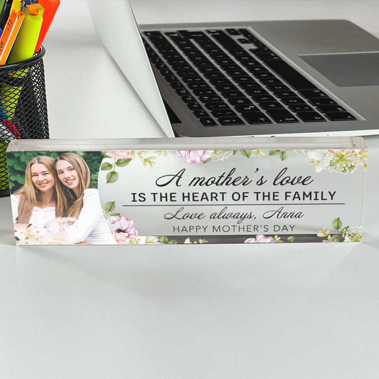 Custom Photo Gifts For Mother Acrylic Plaque, Mother Photo Acrylic, Mother's Day Gifts For Her, Mom Acrylic Photo Plaque, Mother s Day Gift