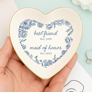 Personalized Maid of Honor Jewelry Tray, Bridesmaid Proposal Gift, Bridesmaid Gift, Wedding Gift
