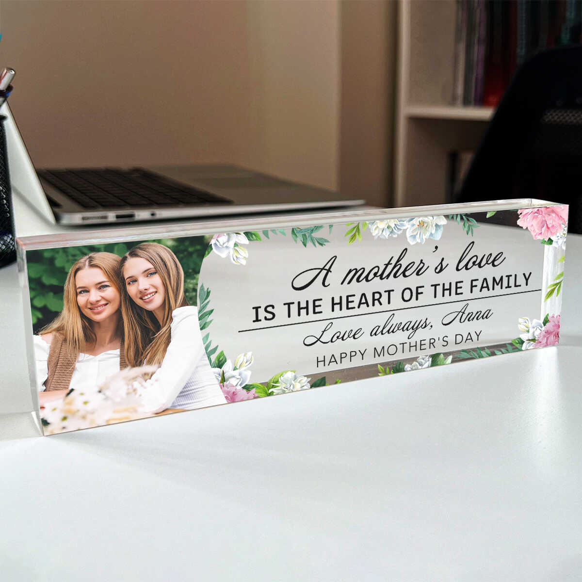 Custom Photo Gifts For Mother Acrylic Plaque, Mother Photo Acrylic, Mother's Day Gifts For Her, Mom Acrylic Photo Plaque, Mother s Day Gift