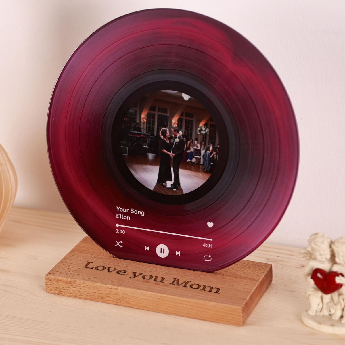 Personalized Song Record, Gift for Her/Him, Anniversary Gift for Couple, Song Plaque