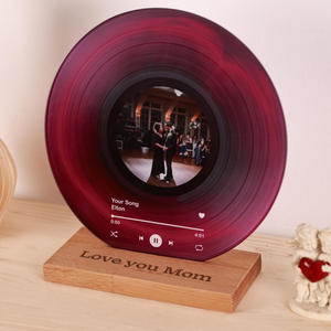 Personalized Song Record, Gift for Her/Him, Anniversary Gift for Couple, Song Plaque