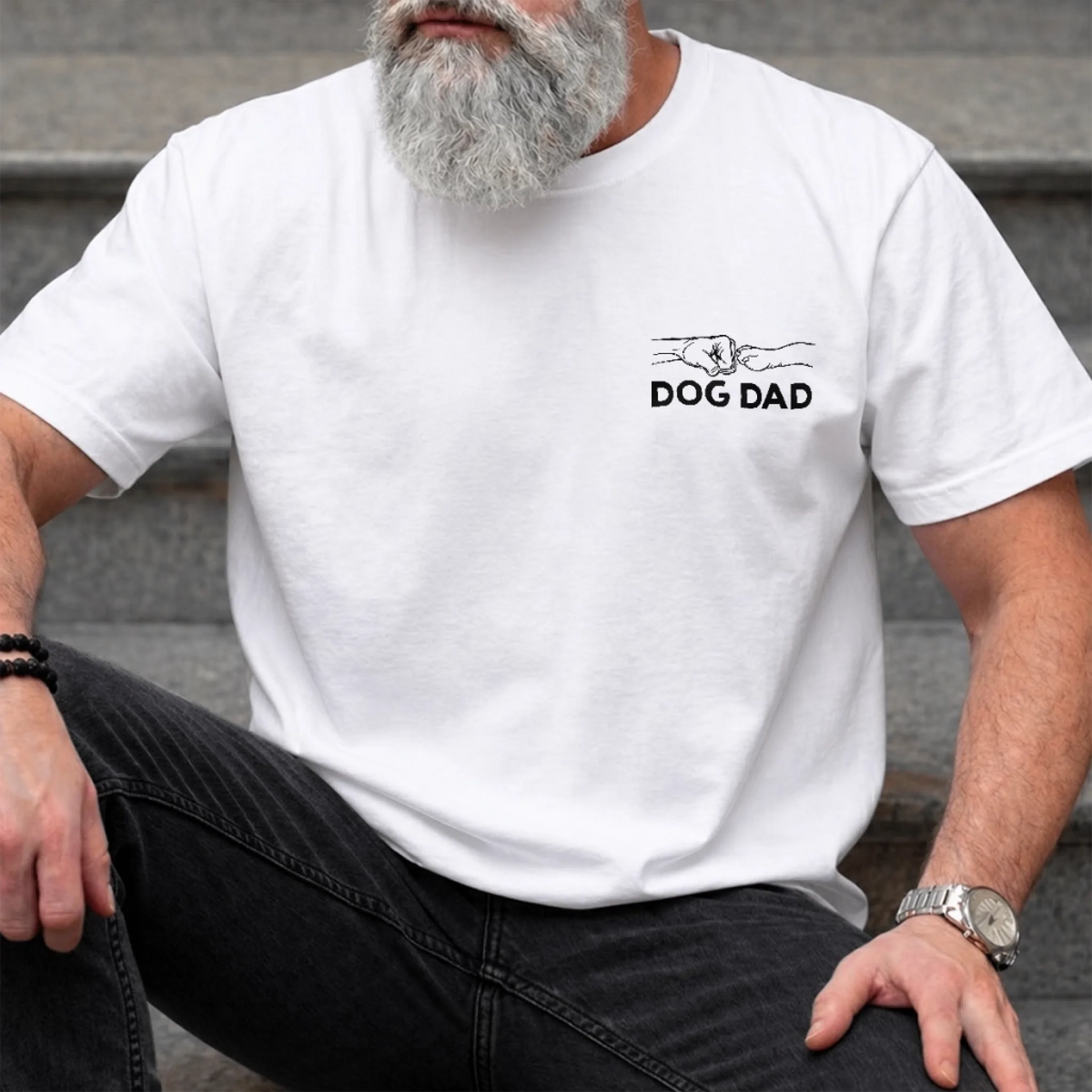 Custom Photo Sketch Line Furry Friends - Personalized 2-side Printed T Shirt - Father's Day, Mother's Day, Birthday Gifts For Dog Cat Lovers