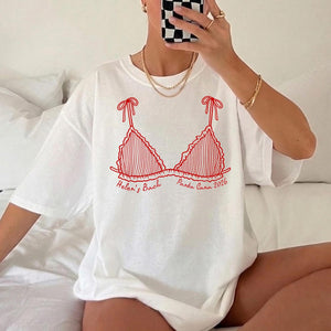 Personalized Bikini Bachelorette Shirt, Custom Beach Bach Party Shirt, Coastal Bachelorette Shirt, Bridal Party Shower Gift, Bachelor Shirt