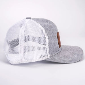 Best Dog Dad Ever - Personalized Leather Label Net Hat - Gift For Dog Dad, Dog Lovers