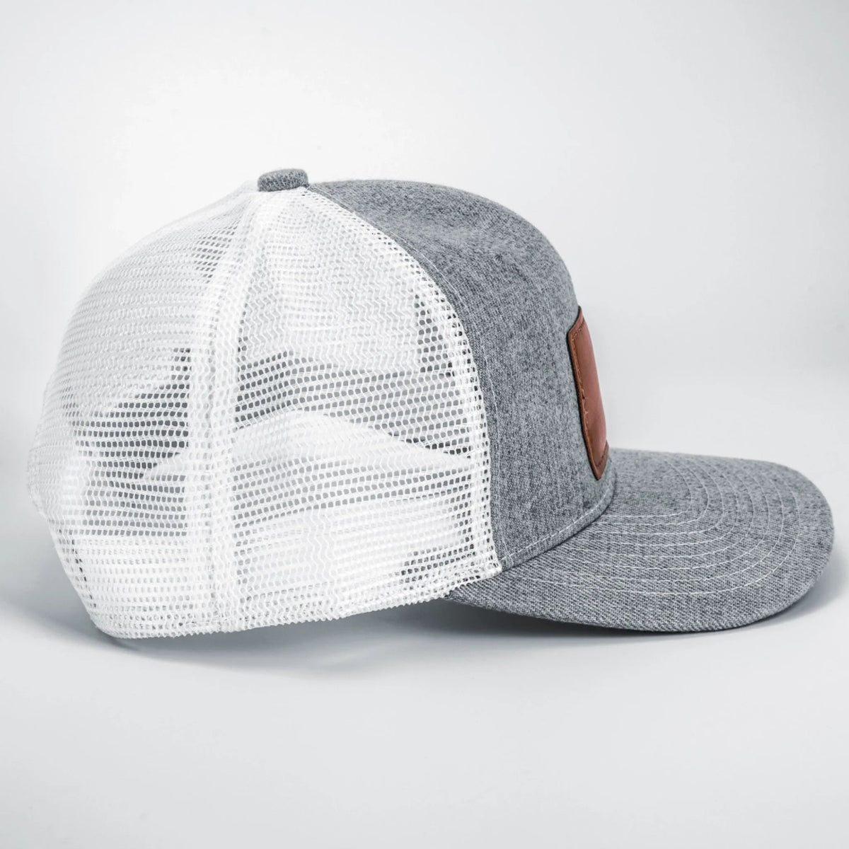 Best Papa Ever - Personalized Leather Label Net Hat - Gift For Dad, Grandpa, Father's Day Gift