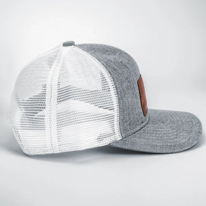 Best Papa Ever - Personalized Leather Label Net Hat - Gift For Dad, Grandpa, Father's Day Gift