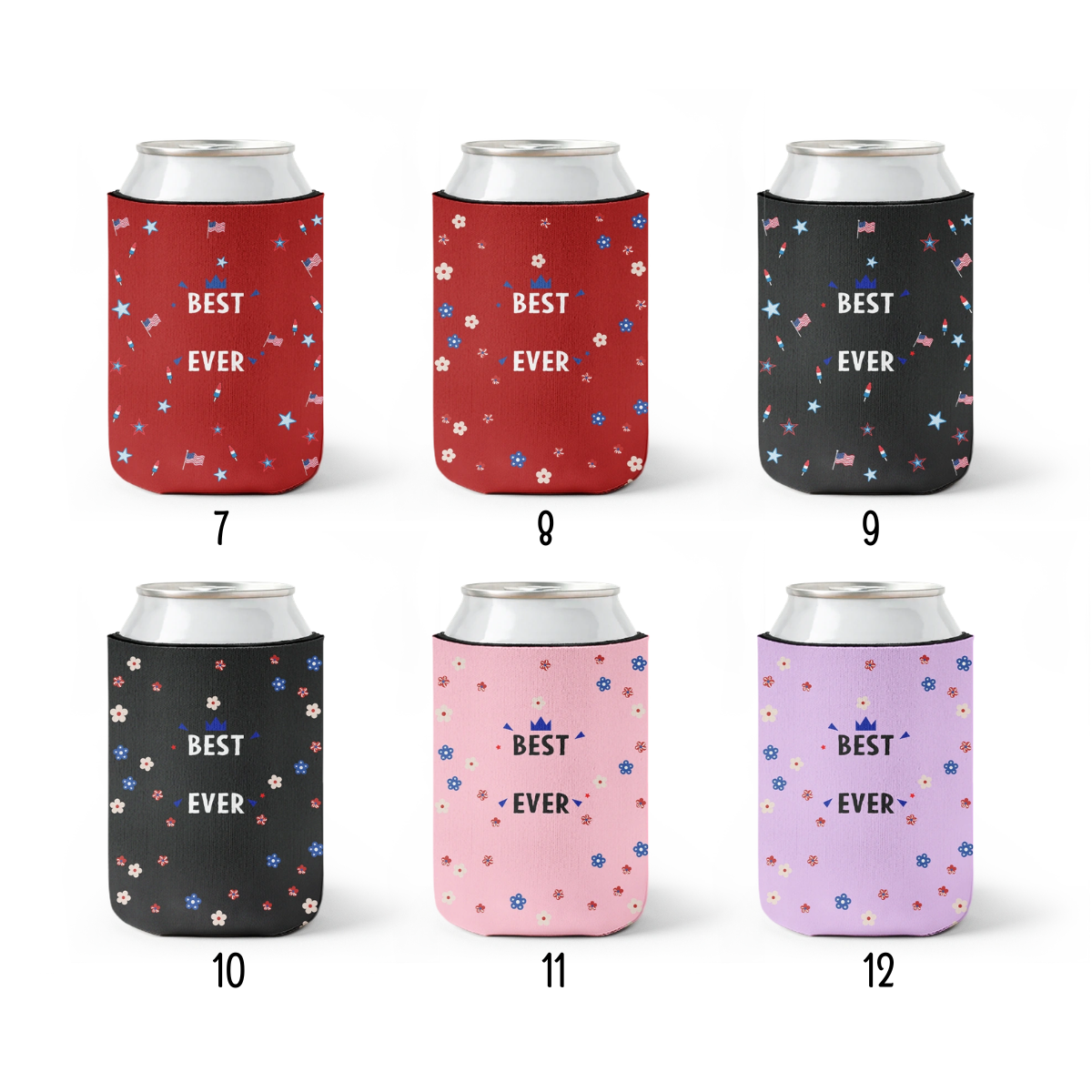 Custom Photo Stars & Stripes Best Dad Ever - Personalized UV Printed Cup Cover - Gift For Dad, Papa, Father's Day Gift