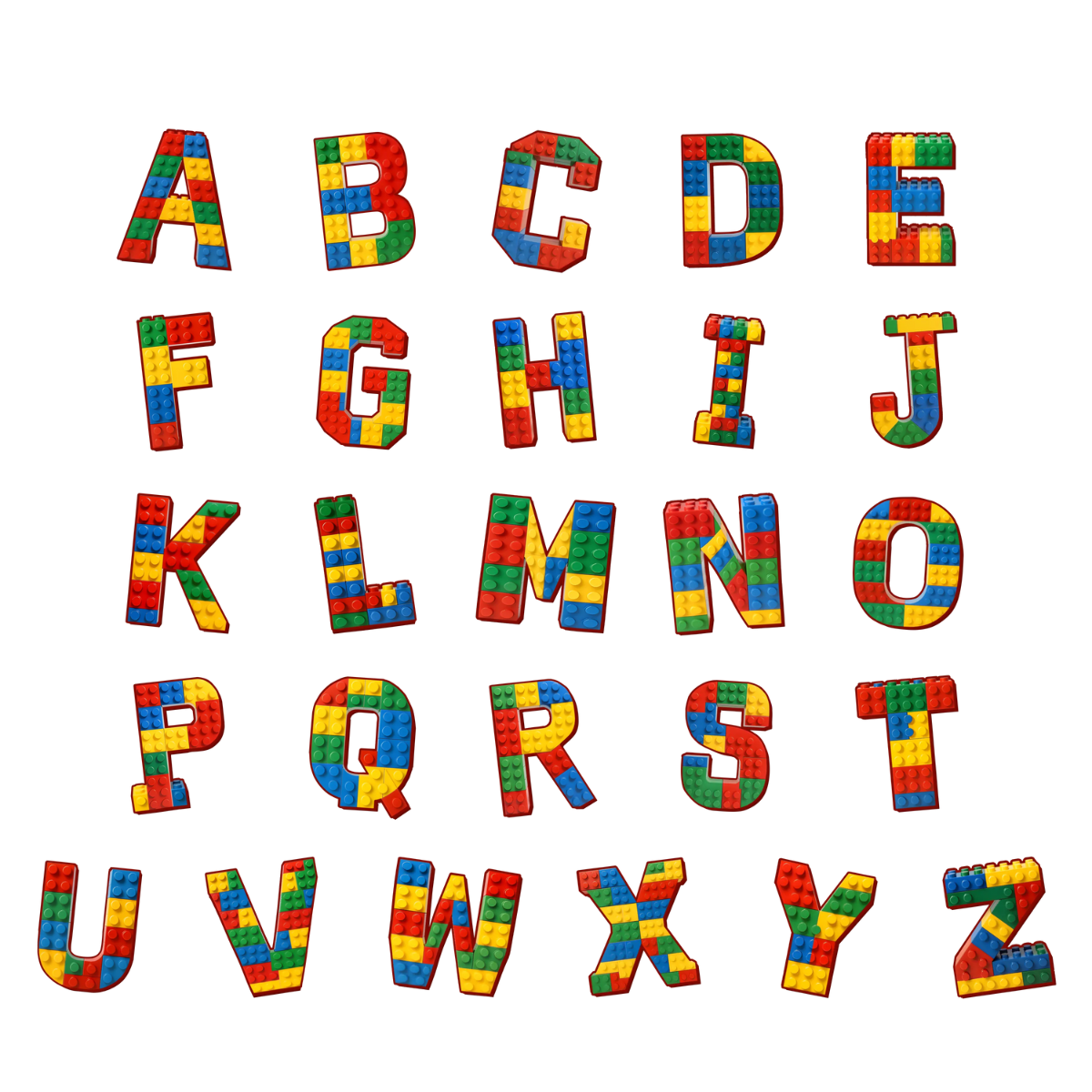 Brick Lego Lovers Custom Letter Ornament, Christmas, Birthday Gift For Family