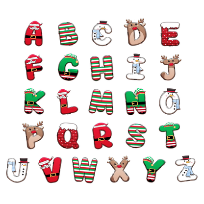 Christmas Cheer Characters Custom Letter Ornament, Christmas, Birthday Gift For Family