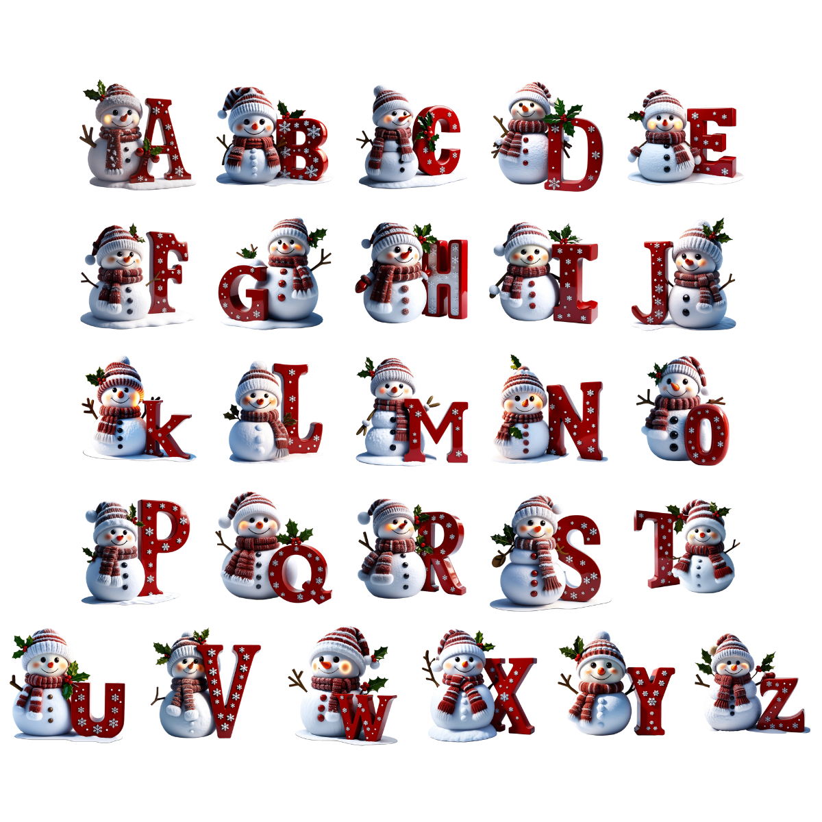 Merry Christmas Snowman - Personalized Fleece Slippers - Christmas Gift