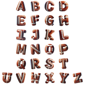 Football Lovers Custom Letter Ornament, Christmas, Birthday, Football Gifts For Sport Lovers