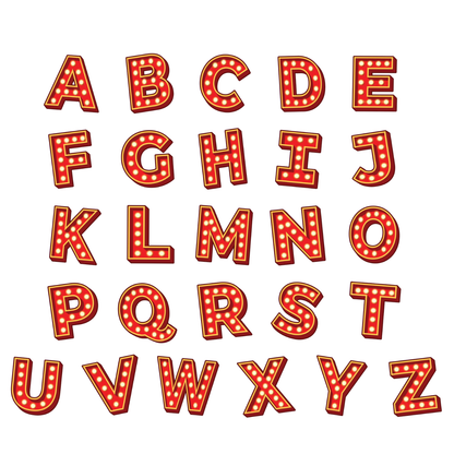 Christmas Marquee Custom Letter Ornament, Christmas, Birthday Gift For Family