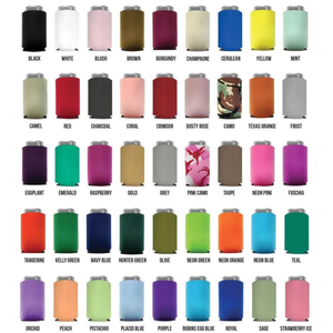 Custom Pet Can Cooler, Personalized Can Cooler Wedding Favors, Pet Wedding Favors, Pet Wedding Can Coolers