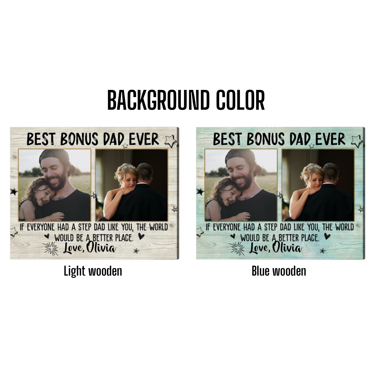 Best Bonus Dad Ever Photo Gift, Dad Gifts For Bonus Dad Step Dad 2025, Bonus Dad Gifts