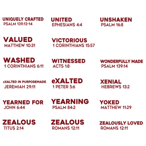 God Says I Am Bible Verse - Personalized Pajamas Pants - Christmas Gift