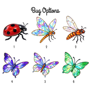 Grandma's Love Bugs Sunflower - Personalized Suncatcher - Gift For Mom Grandma, Mother's Day Gift