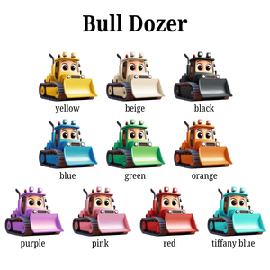 Cute Cartoon Vehicles - Personalized Acrylic Ornament - Christmas Gift For Kids