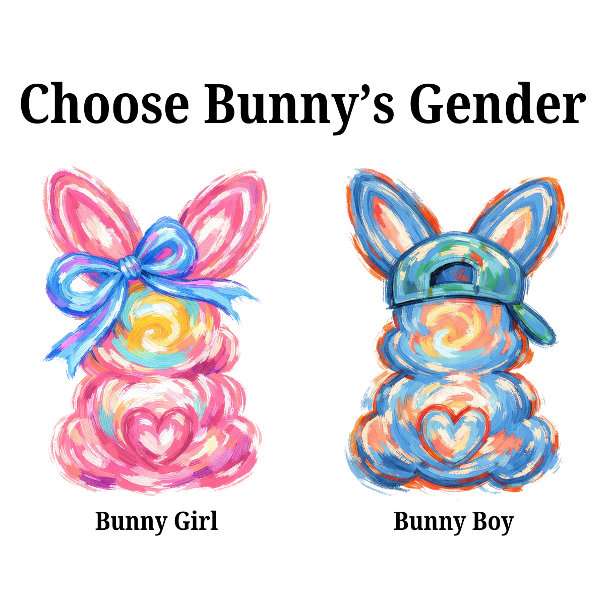 Grandma's Little Colorful Bunnies - Personalized Shirt - Easter Shirt for Mom, Grandma