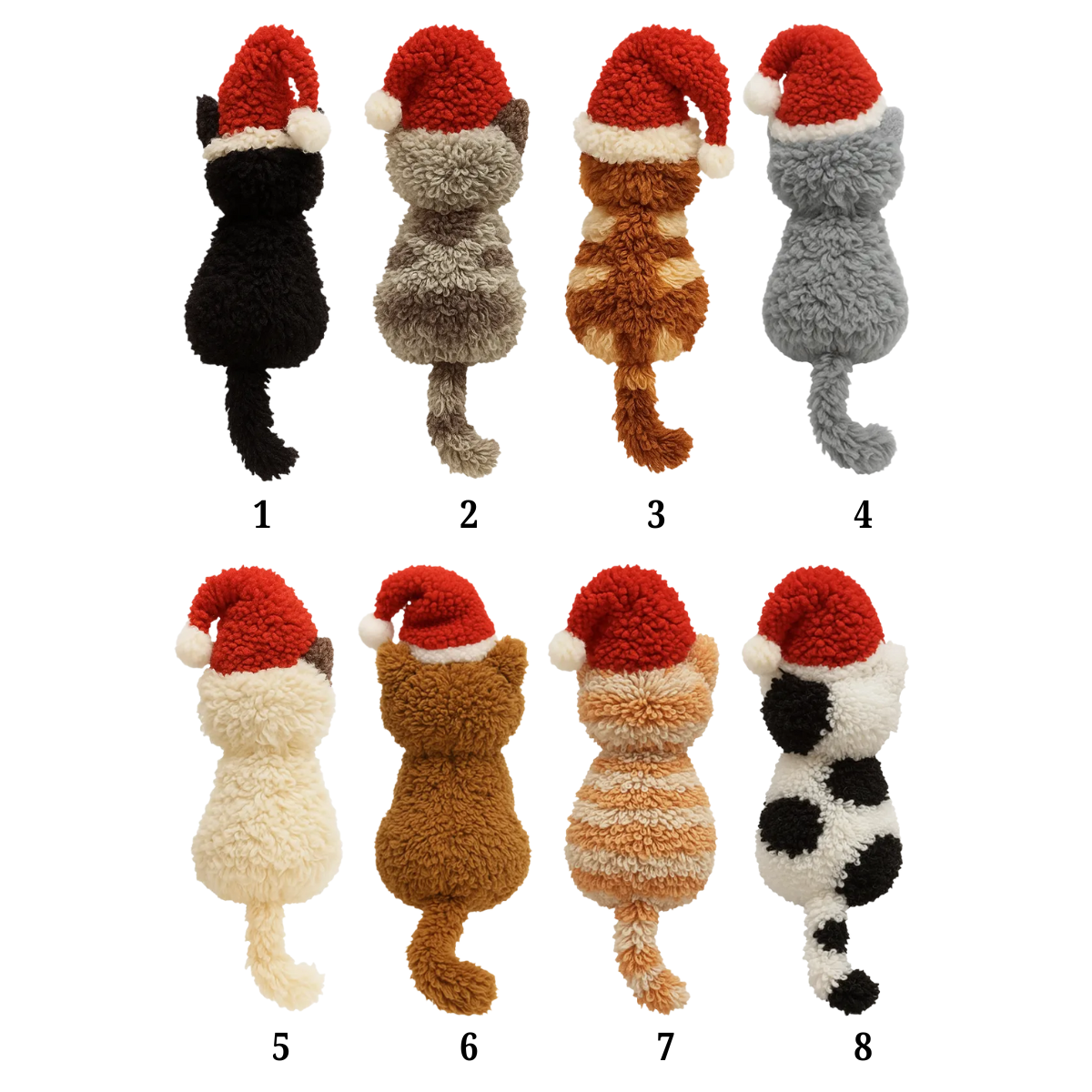 Hope You Like Cats Faux Yarn Effect - Personalized Doormat - Christmas Decor for Cat Lovers, Gift For Family