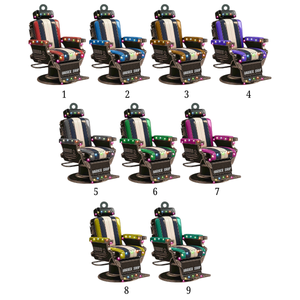 Barber Chair - Personalized Acrylic Ornament - Christmas Gift For Barber Shop
