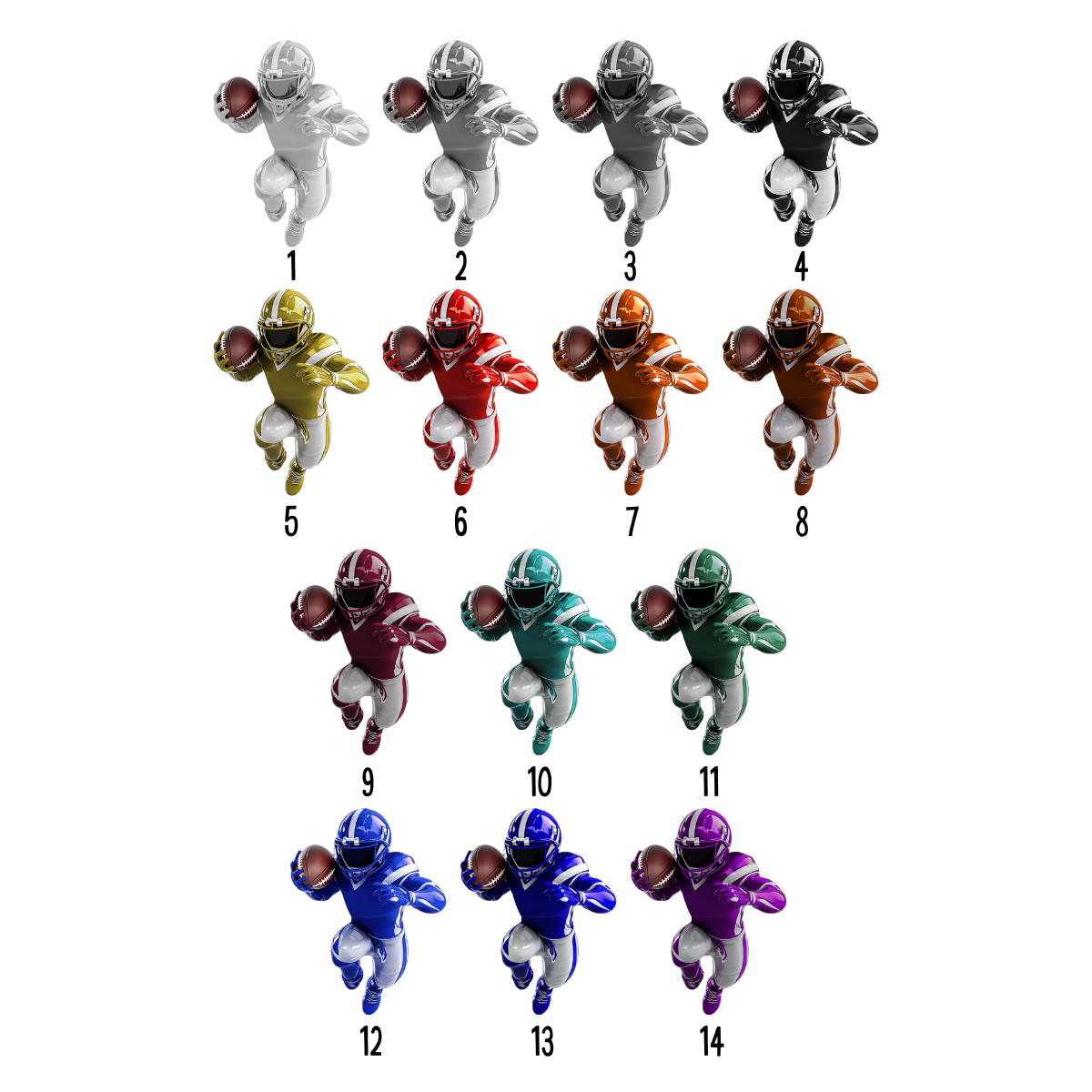 American Football Personalized Christmas Ornament, Gift For American Football Lovers