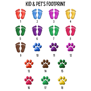 Family Colorful Footprints Our First Christmas - Personalized Ornament - Christmas Gift For Family