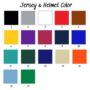 American Football Personal Locker - Personalized Acrylic Plaque - Gifts For American Football Player