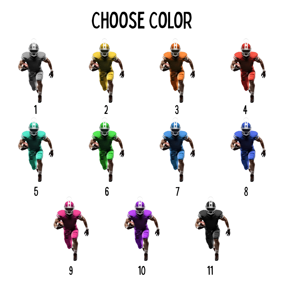 Personalized American Football Player Ornament, Gift For American Football Player