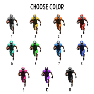 Personalized American Football Player Ornament, Gift For American Football Player