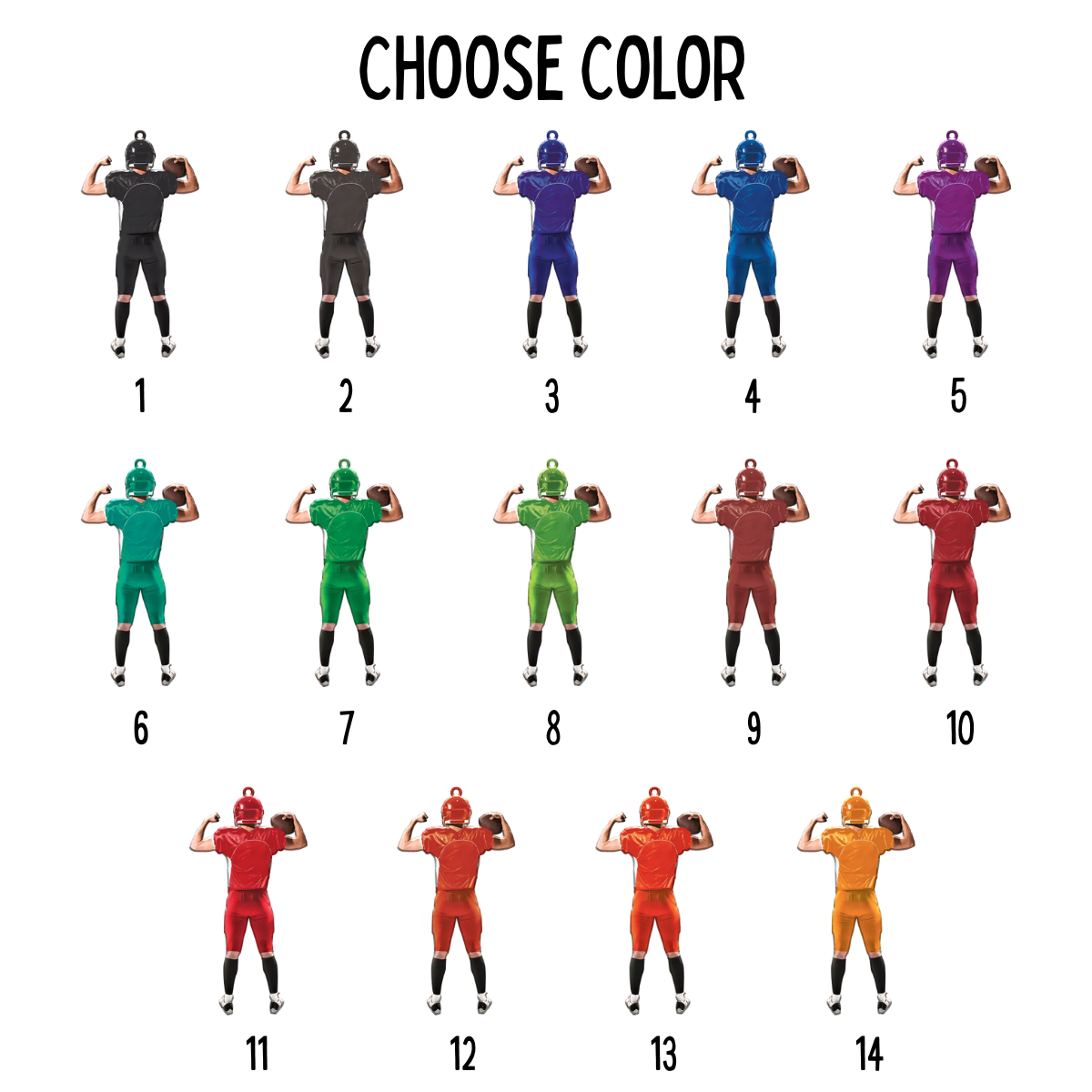 American Football Player - Personalized Acrylic Ornament - Gift For Football Player, Christmas Gift, Birthday Gift