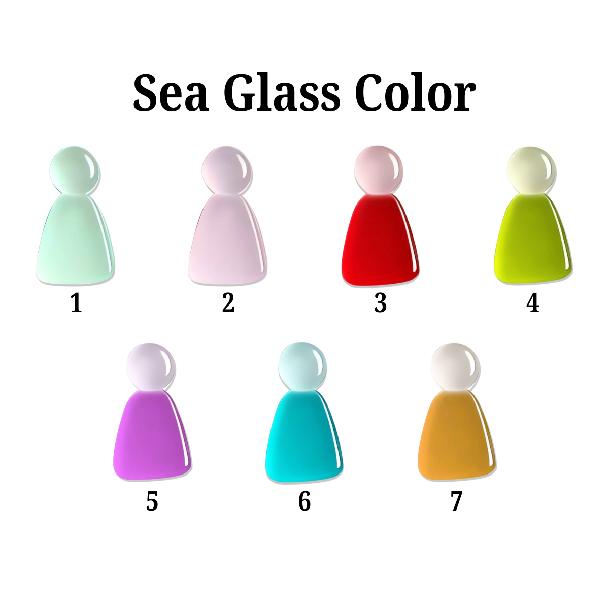 Besties Forever Personalized Sea Glass 3D Effect Ornament For Best Friend