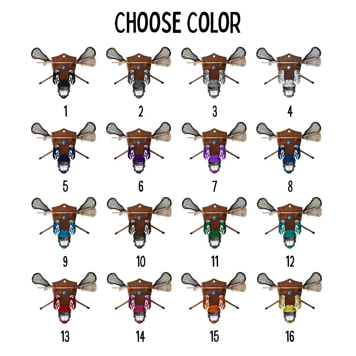 Custom Lacrosse Equipment Christmas Ornament, Personalized Lacrosse Player Ornament