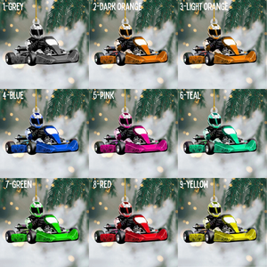 Personalized Race Car Christmas Ornament, Race Car Ornament, Gift For Race Car Lovers