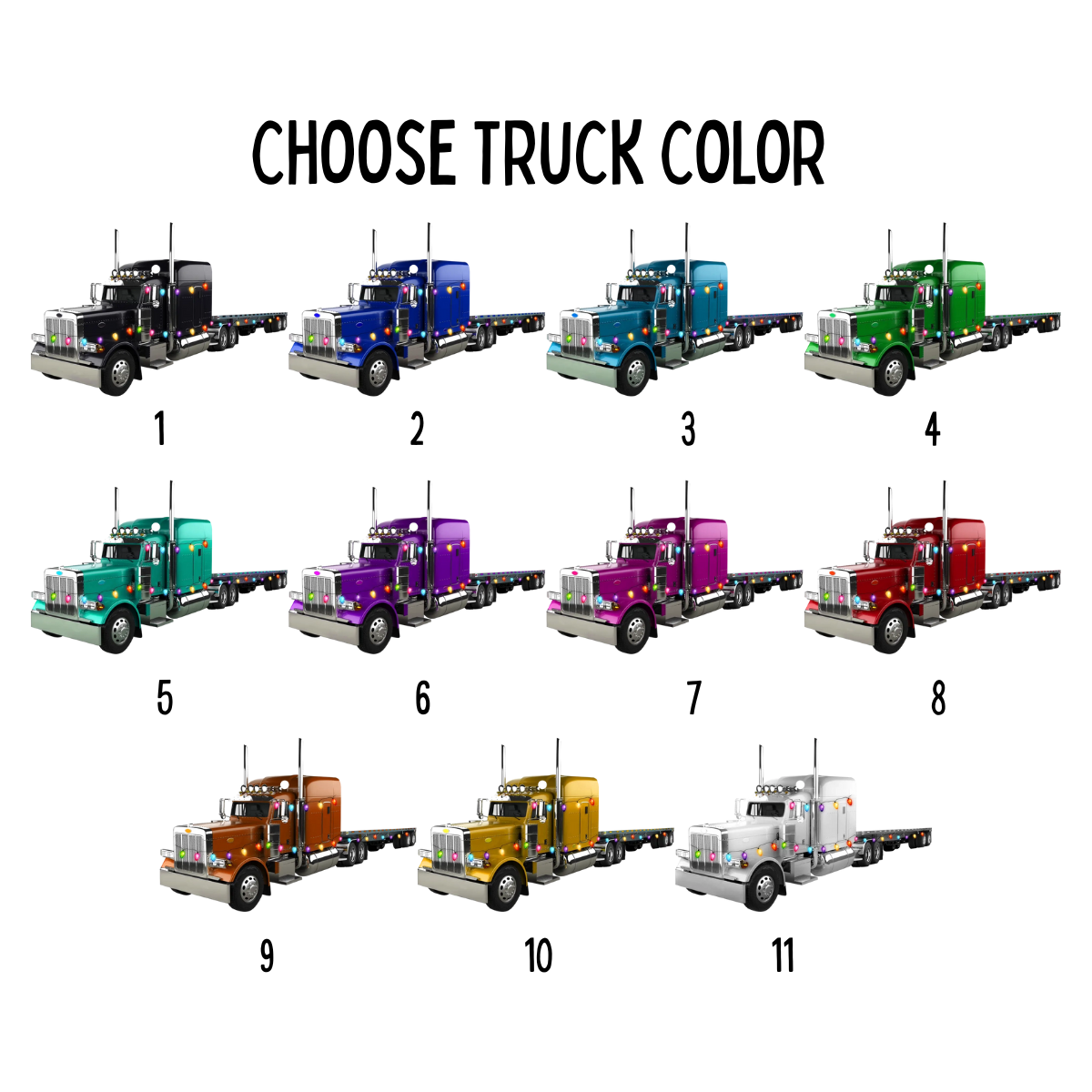 Truck With Flatbed Trailer Personalized Christmas Ornament, Gift For Trucker