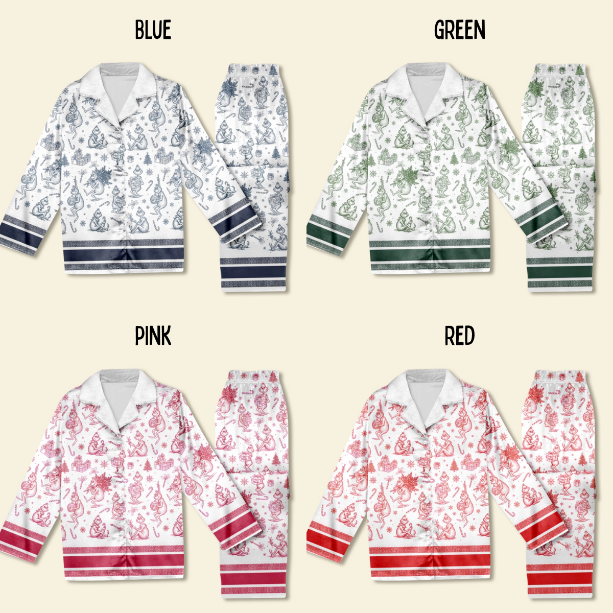 Christmas Character - Personalized Pyjamas - Christmas Gifts For Her