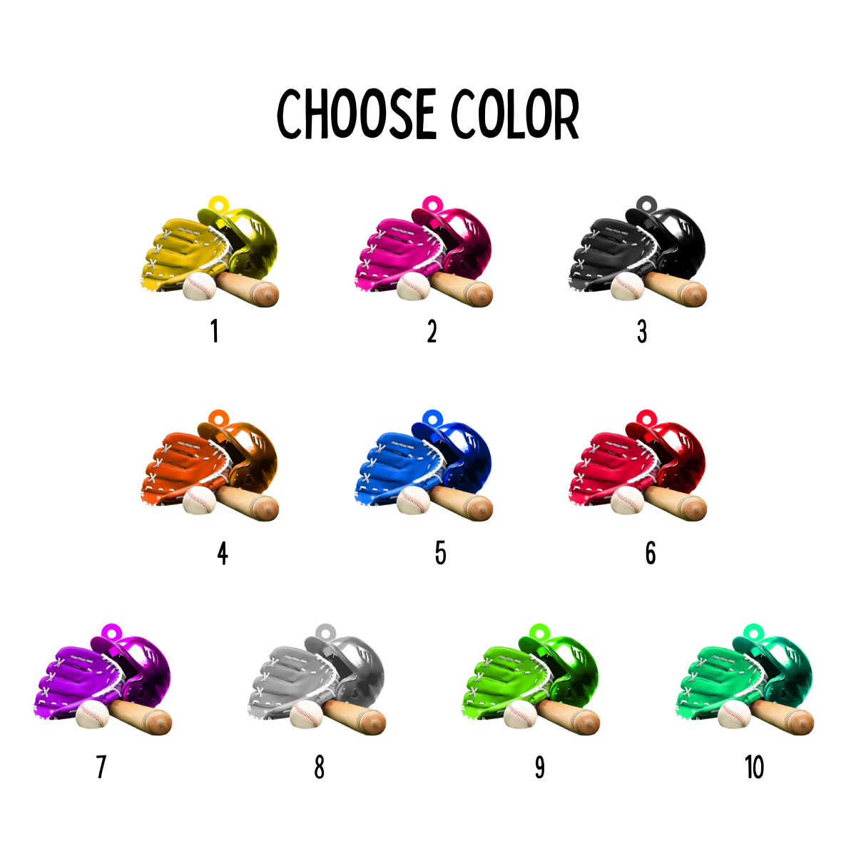 Personalized Baseball Ornament Custom Name & Number Ornaments - Gift For Baseball Lover