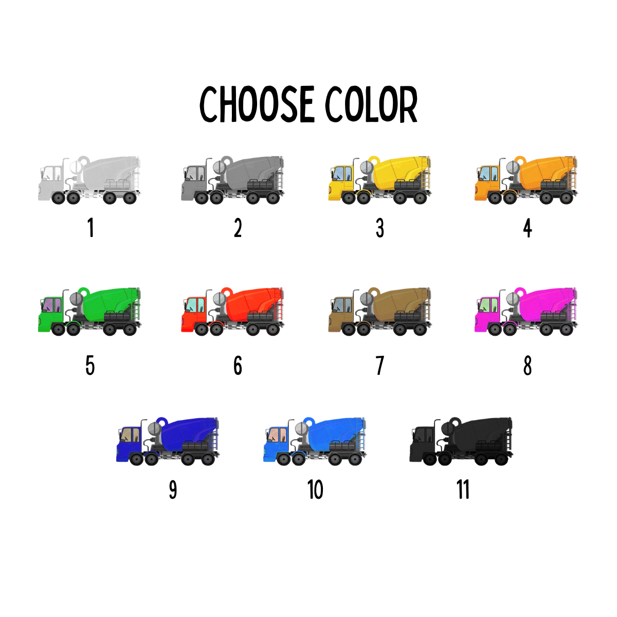 Personalized Concrete Cement Mixer Truck Ornament, Concrete Mixing Transport Truck Custom Christmas Ornament, Gift For Friends