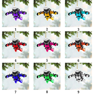 Personalized Skydiving Christmas Ornament, Gift For Skydiving Players, Skydiving Lover