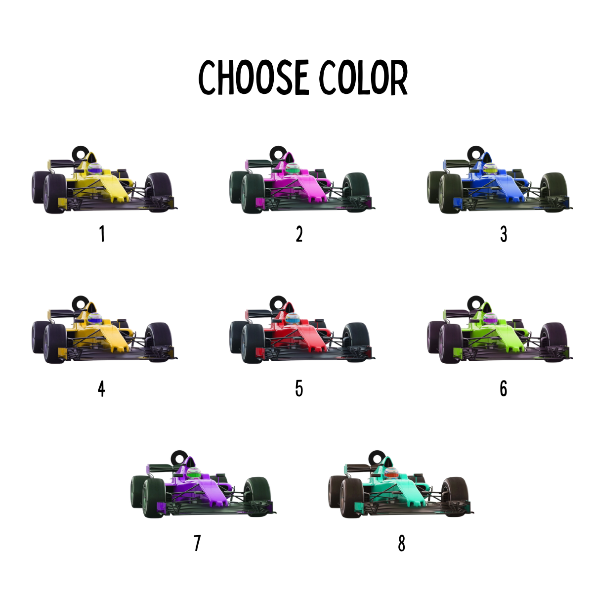 Personalized Racing Car Custom Name Ornament , Gift For Racing Car Lover