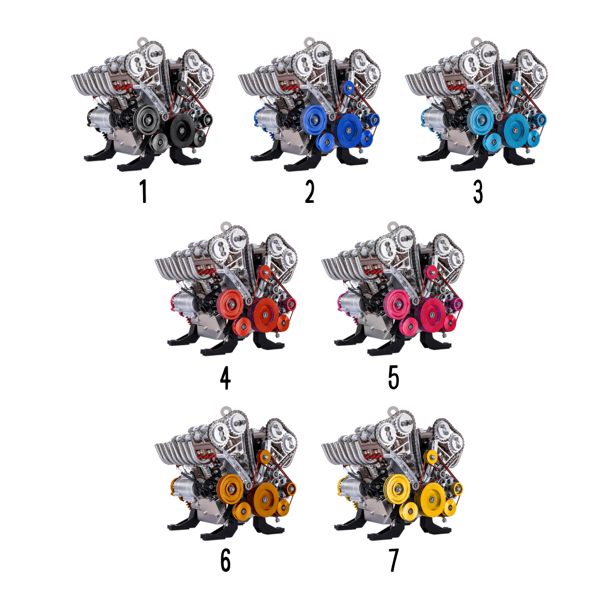 Drag Racing Hot Rod V8 Engine, Personalized Acrylic Christmas Ornament, Gift For Mechanic & Racer