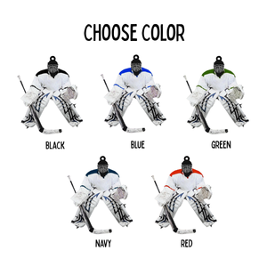 Hockey Player - Personalized Acrylic Ornament - Christmas Gift for Hockey Players, Home Decoration