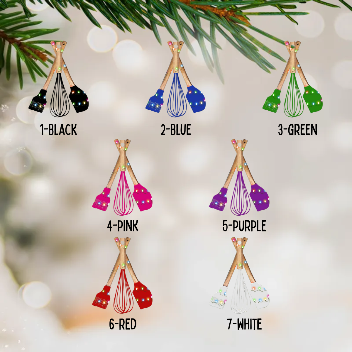 Personalized Baking Mixer Ornament, Baking Ornament For Christmas, Christmas Tree Baking Ornament, Gift For Chef