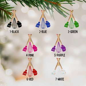 Personalized Baking Mixer Ornament, Baking Ornament For Christmas, Christmas Tree Baking Ornament, Gift For Chef